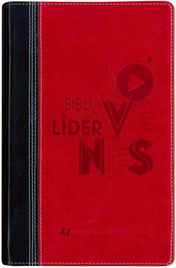 Biblia para líderes de jóvenes. 2 tonos. Rojo/negro - NVI
