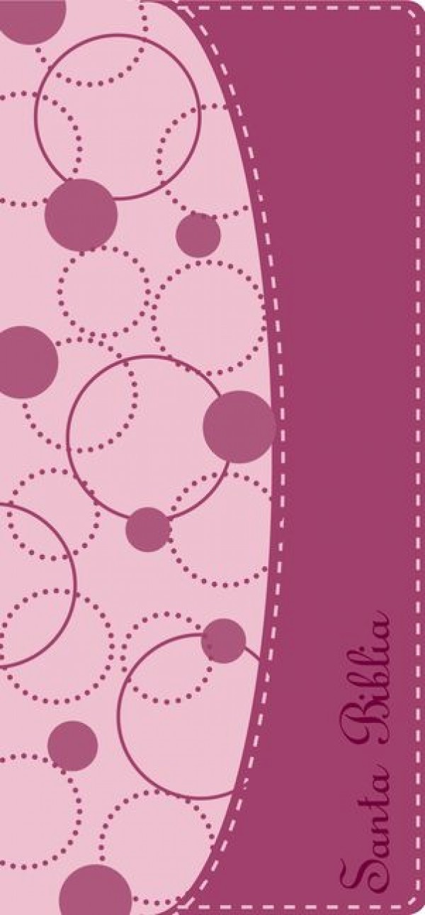 Biblia contorno fino. 2 tonos. Rosa - NVI