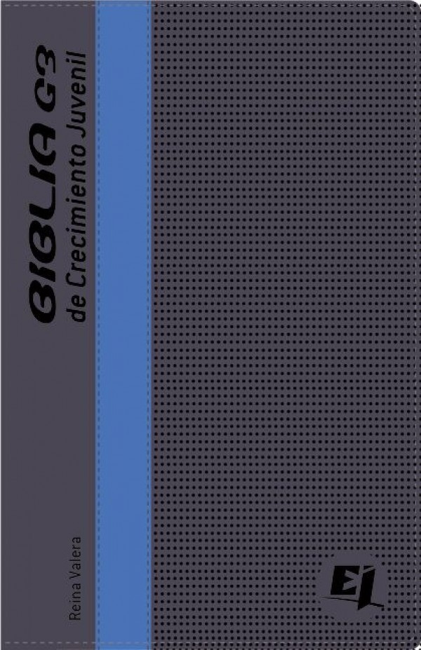 Biblia juvenil G3. 2 tonos. Gris/azul - RVR77