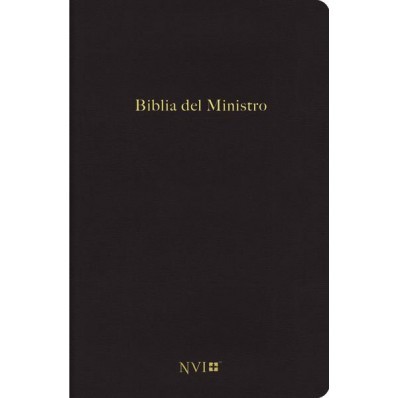 Biblia del ministro. Imitación piel. Negro - NVI