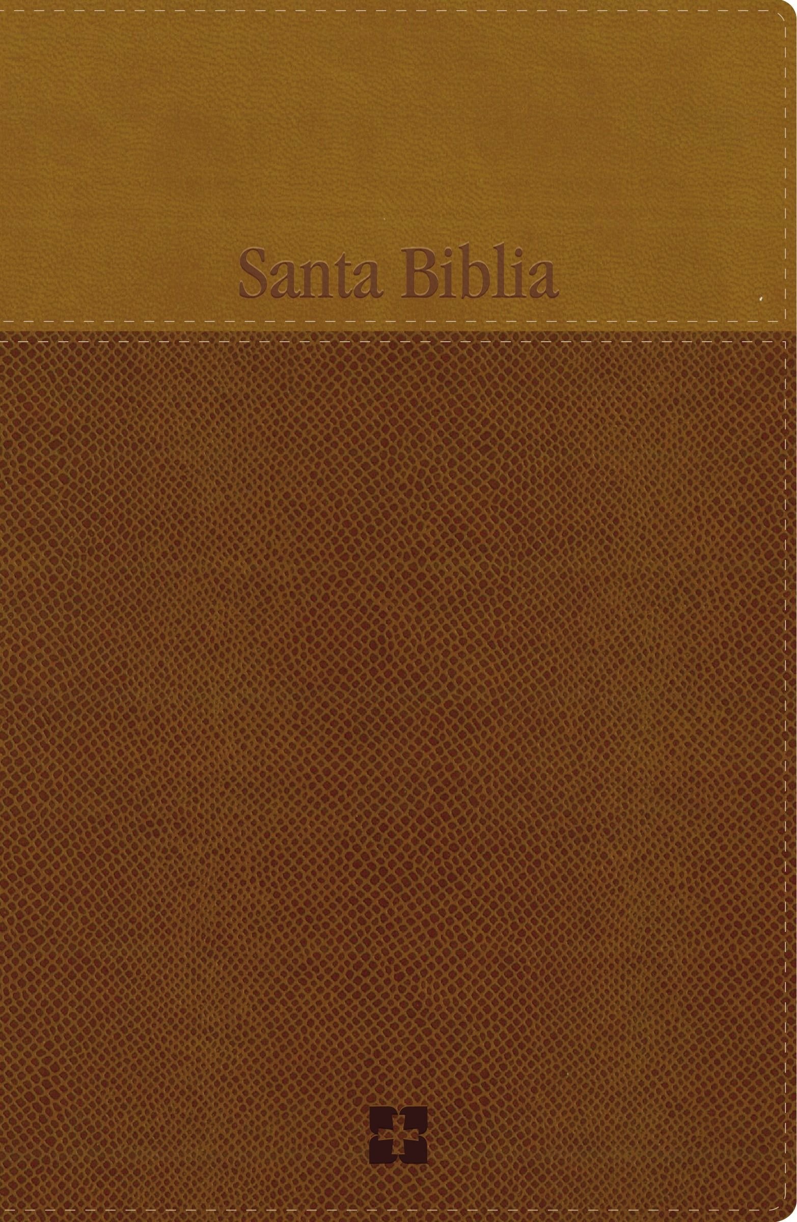 Biblia manual. Letra grande. 2 tonos. Marrón - NVI
