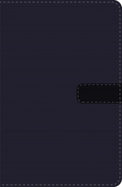 Biblia compacta. Ultrafina. 2 tonos. Negro. Cremallera - LBLA