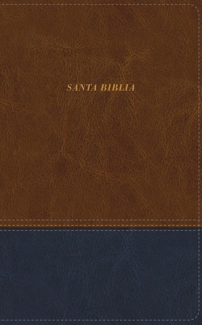 Biblia manual. Ultrafina. 2 tonos. Marrón/azul - LBLA