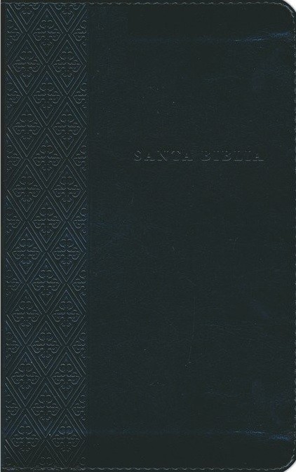 Biblia compacta. Letra grande. Imitación piel. Negro. Cremallera. Índice - RVR60