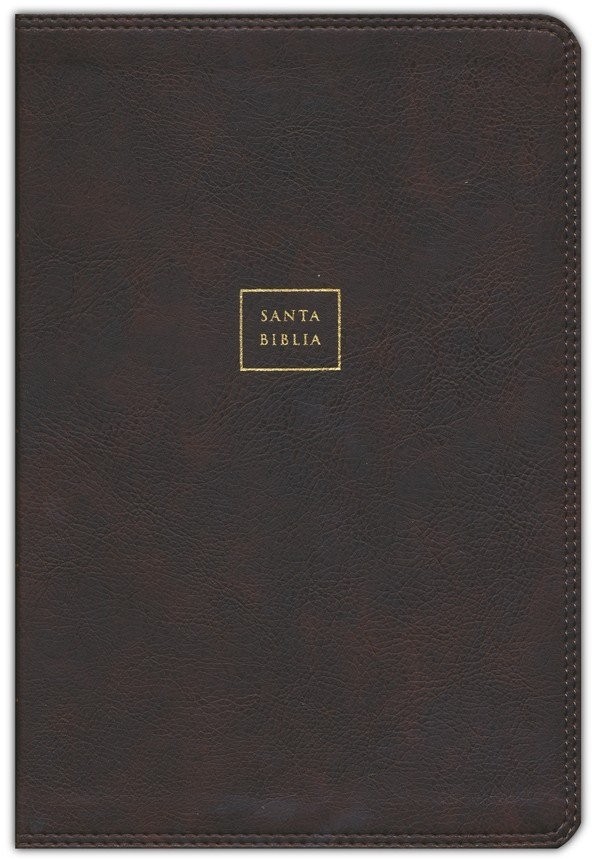 Biblia grande. Letra gigante. Ultrafina. Imitación piel. Café - RVR60
