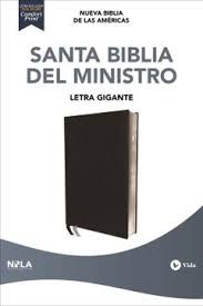 Biblia del ministro. Letra gigante. Imitación piel. Negro - NBLA
