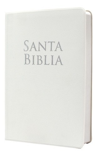 Biblia manual. Letra grande. Vinilo. Blanco - RVR60