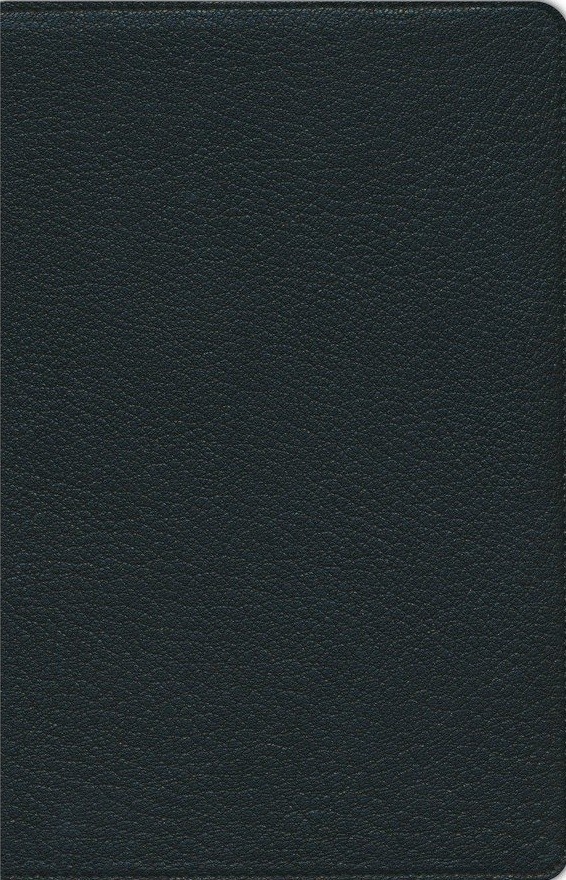Biblia grande. Colección Deluxe. Letra grande. Piel genuina. Negro - RVR60