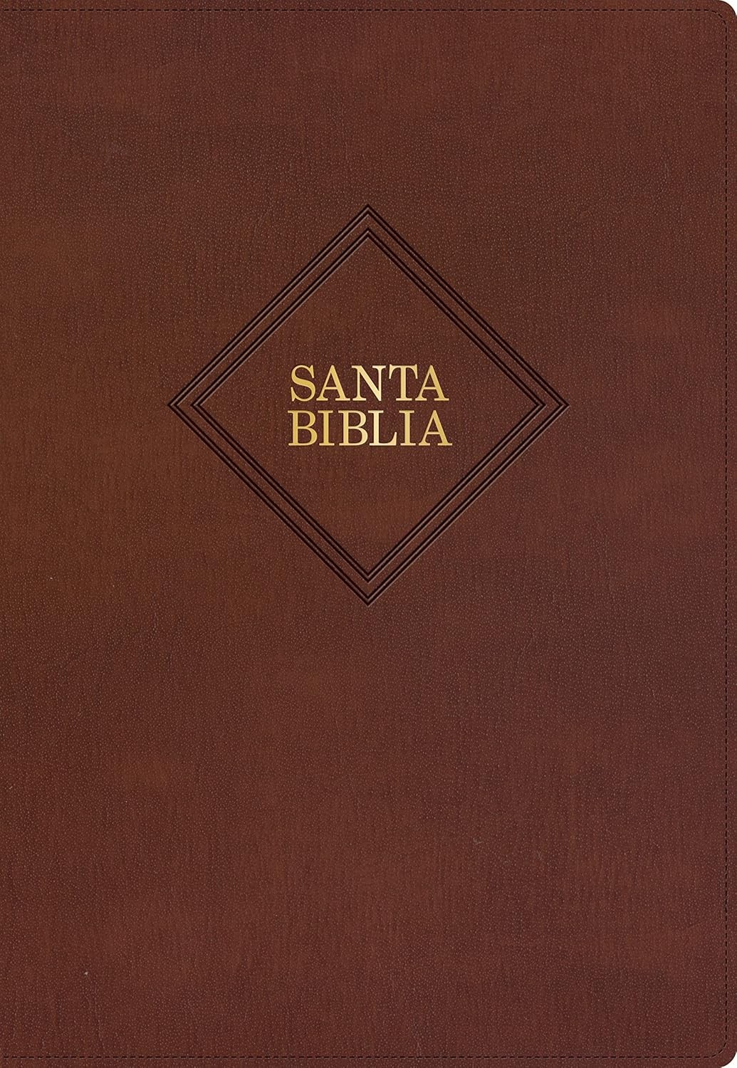 Biblia súper grande. Letra súper gigante. Piel especial. Marrón. Índice - RVR60