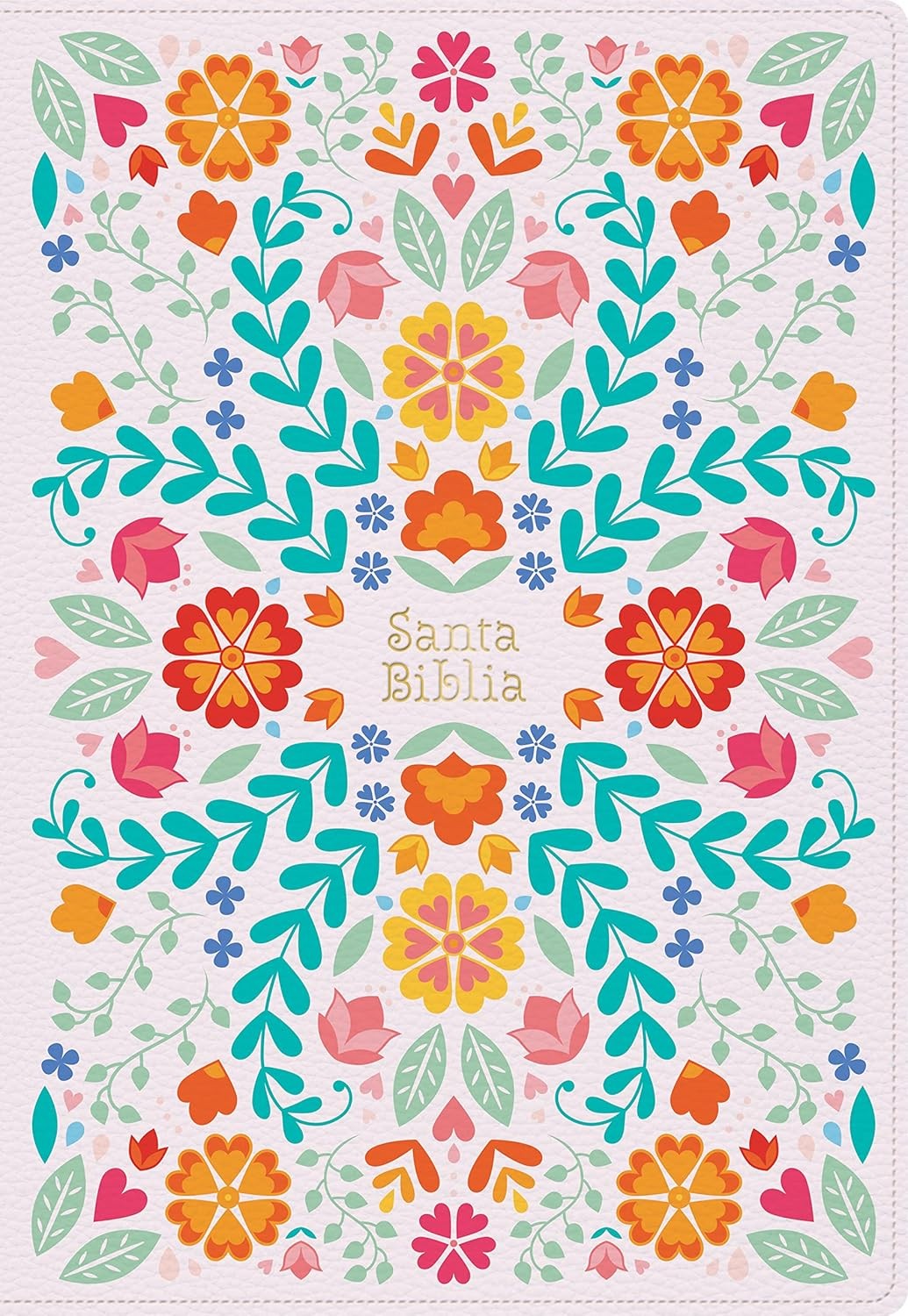 Biblia súper grande. Letra súper gigante. 2 tonos. Floreada. Índice - RVR60