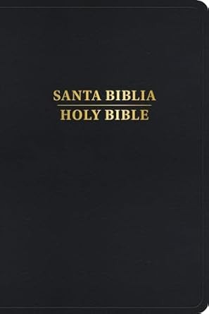 Biblia bilingüe. Grande. Imitación piel. Negro - RVR60/KJV