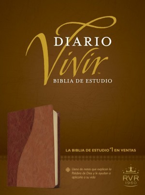 Biblia de estudio del diario vivir. 2 tonos. Marrón - RVR60