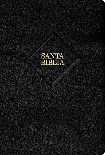 Biblia manual. Letra grande. Piel especial. Negro - RVR60