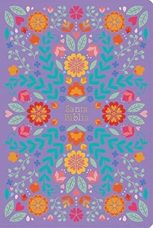 Biblia grande. Letra gigante. 2 tonos. Floral - RVR60