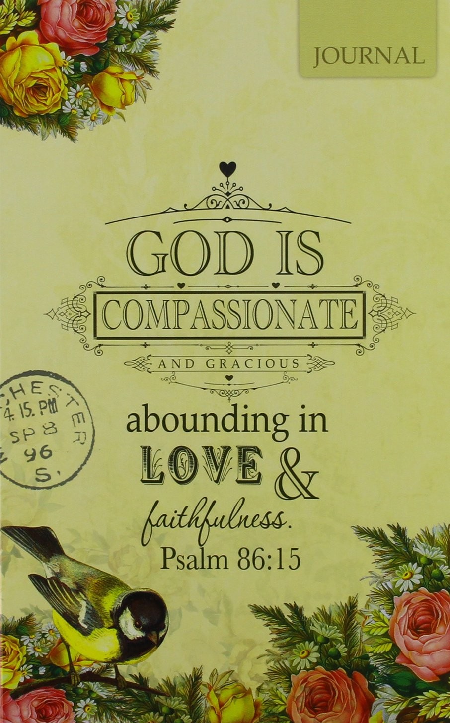 Diario Salmo 86:15. Plástico. Vintage