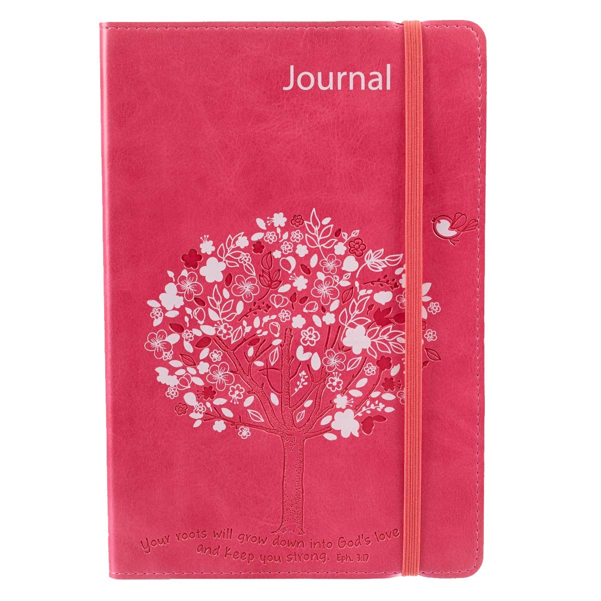 Diario Efesios 3:17. 2 tonos. Rosa