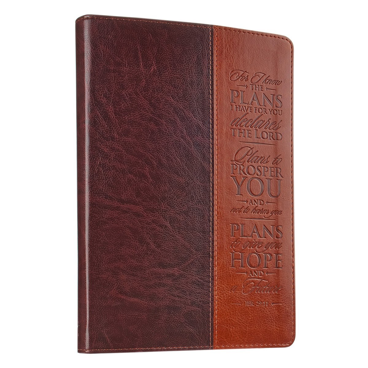 Diario Jeremías 29:11. 2 tonos. Marrón
