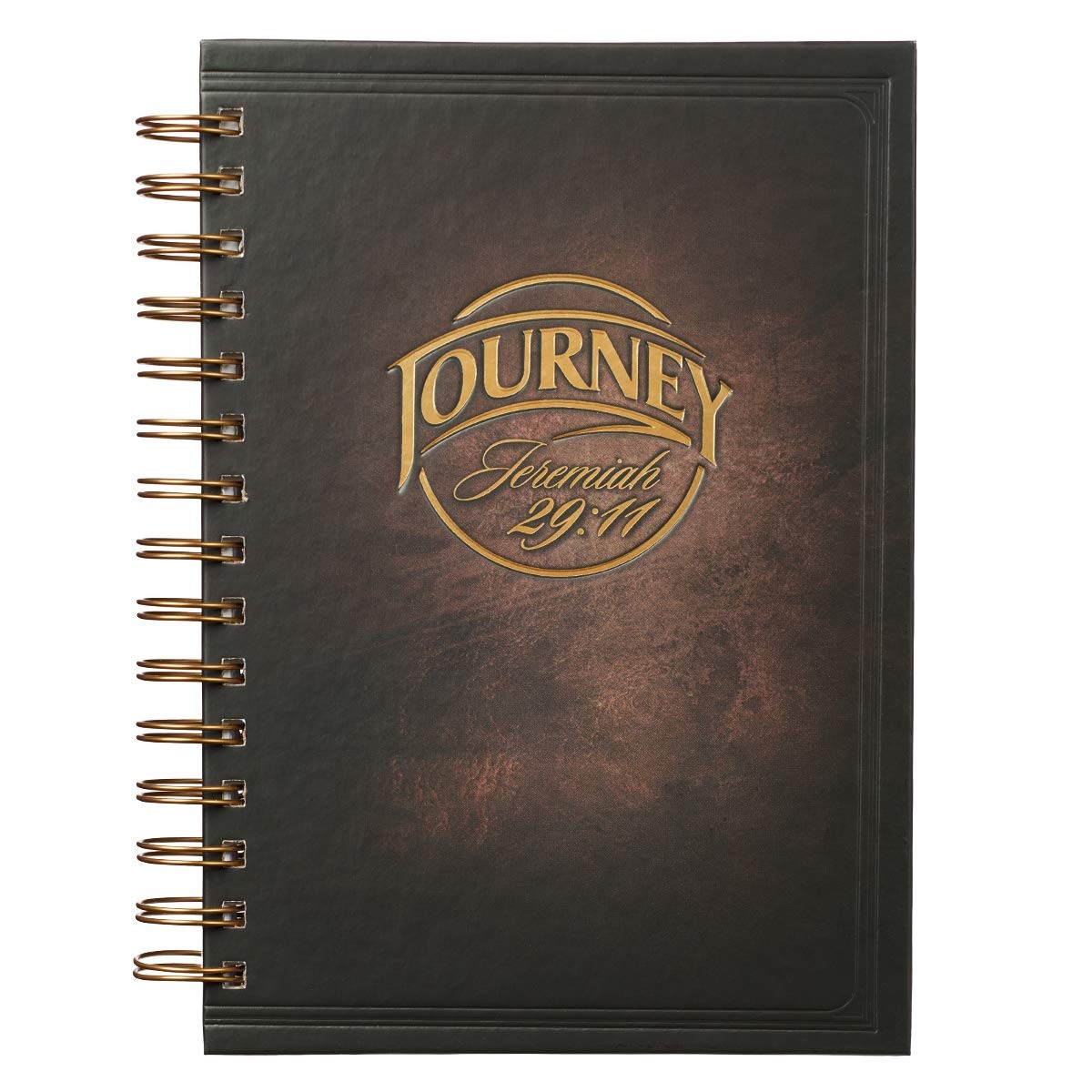 Diario Jeremías 29:11. Tapa dura. Marrón. Anillado