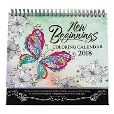 Calendario 2018 New beginnings