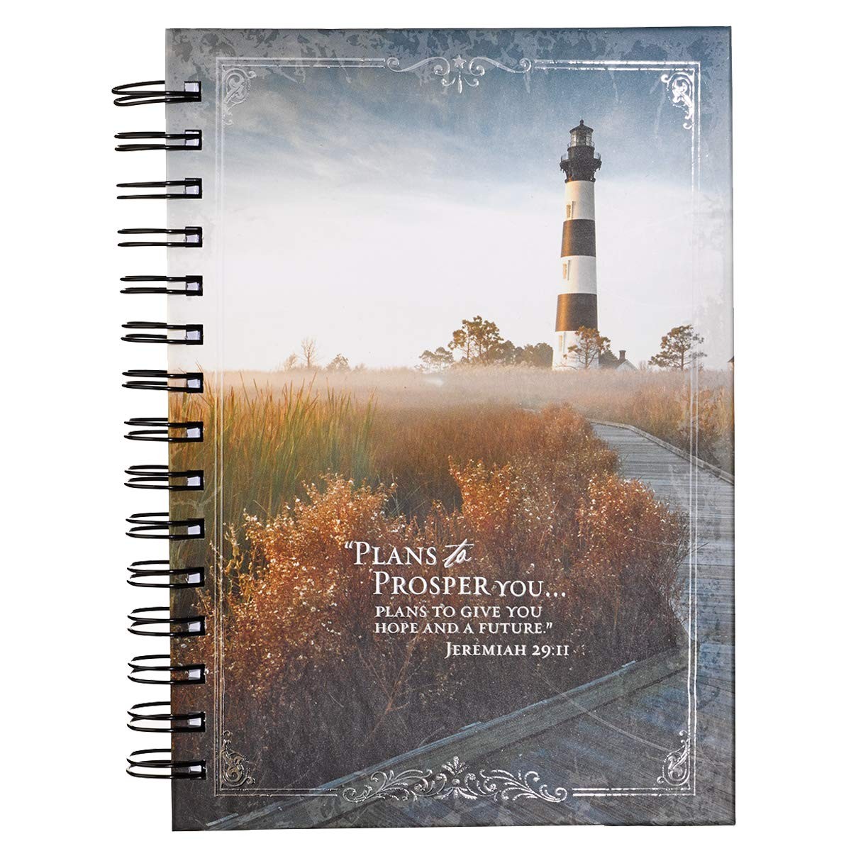 Diario Jeremías 29:11. Tapa dura. Faro. Anillado