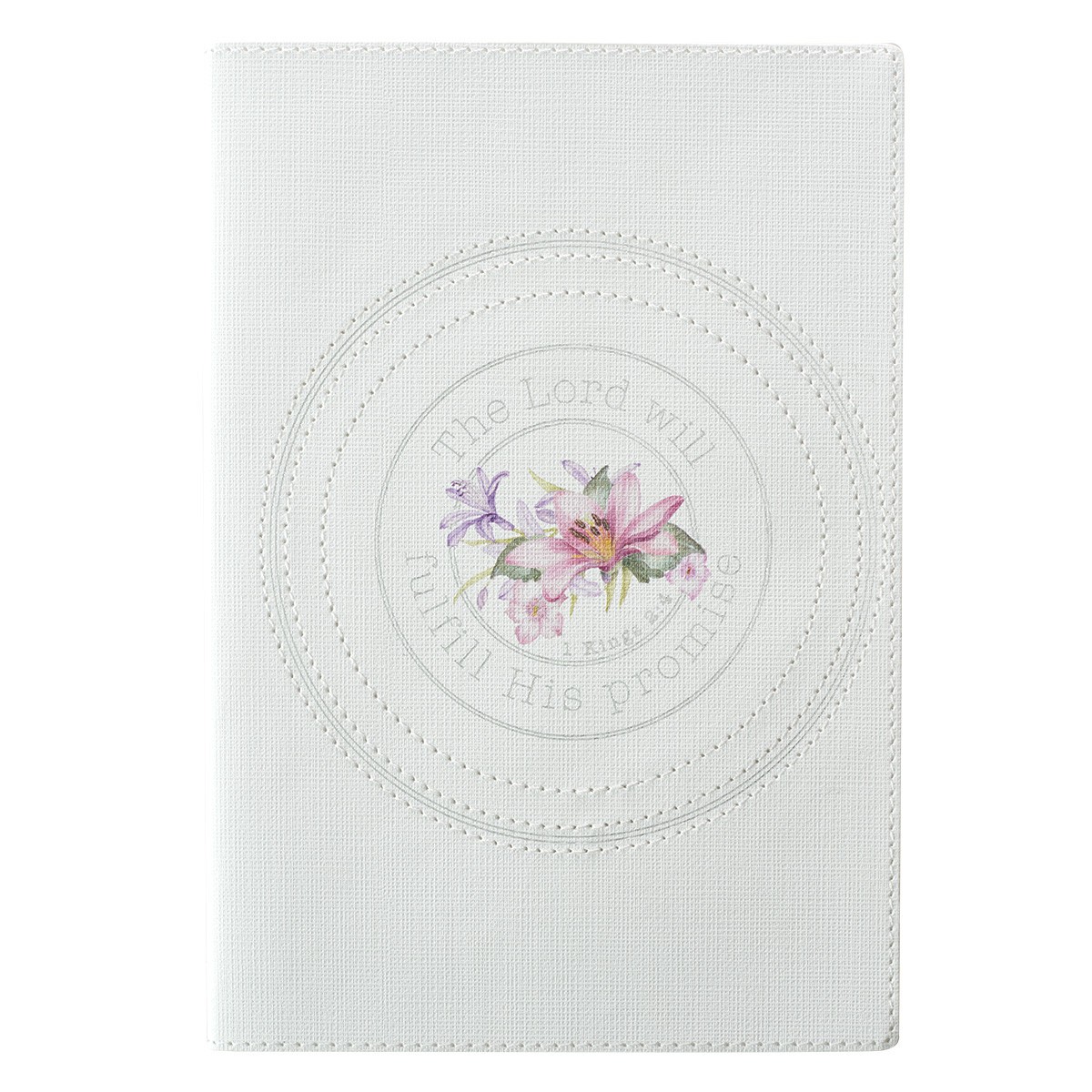 Diario 1 Reyes 2:4. 2 tonos. Blanco