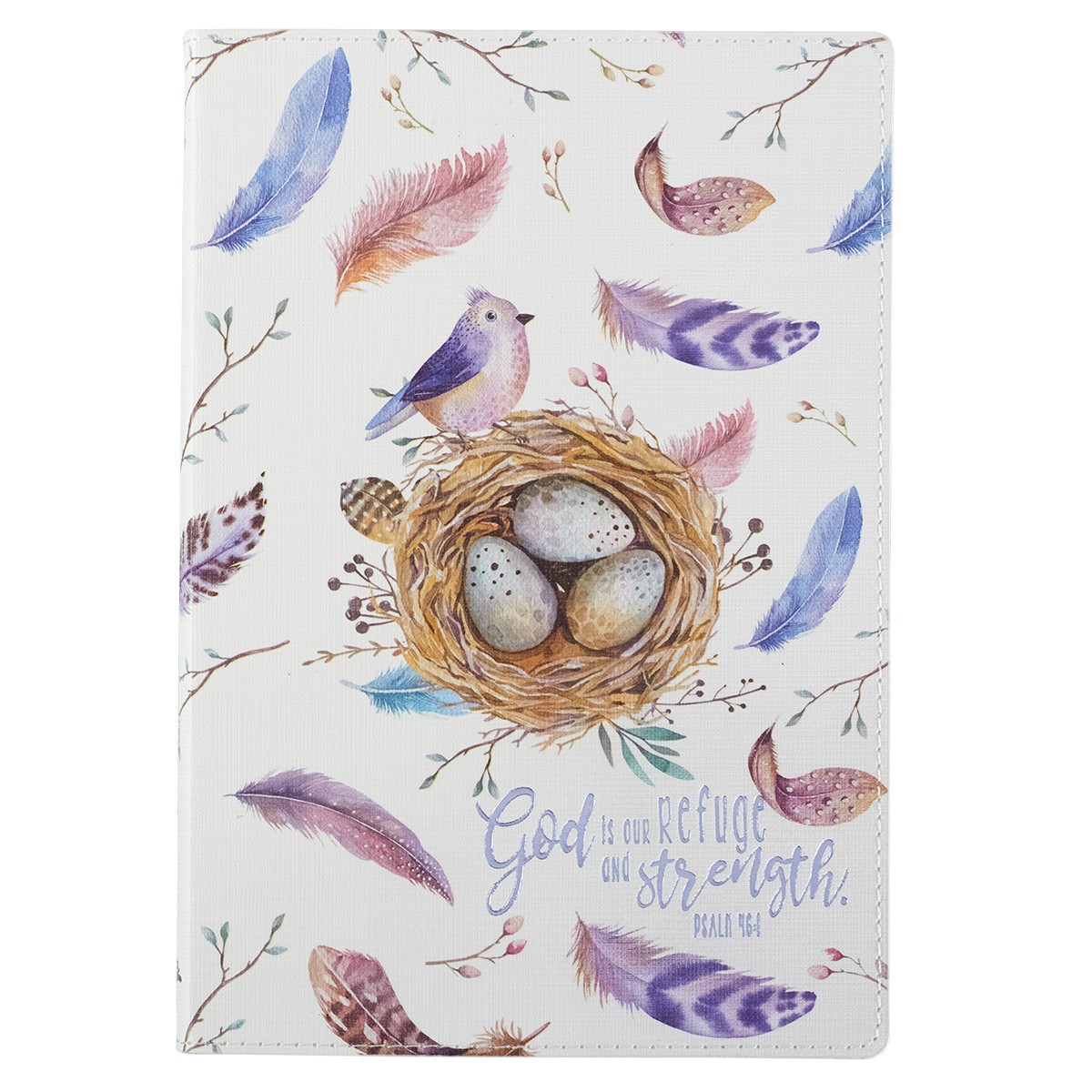 Diario Salmo 46:1. 2 tonos. Plumas