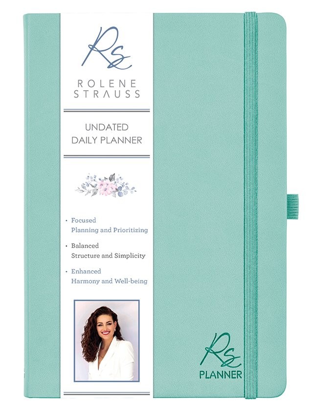 Agenda perpetua Strauss. Imitación piel. Menta (inglés)