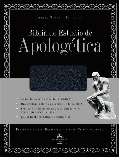 Biblia de estudio apologética. Piel especial. Negro - RVR60