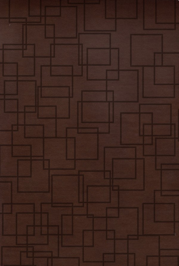 RVR 1960 Biblia Tamaño Personal, geométrico café símil piel