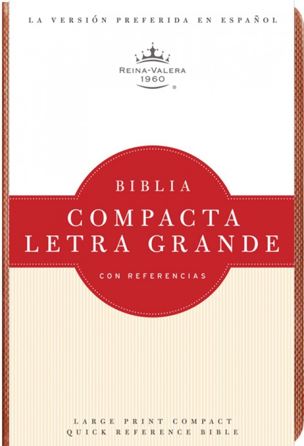 Biblia compacta referencias. Letra grande. Imitación piel. Topacio - RVR60