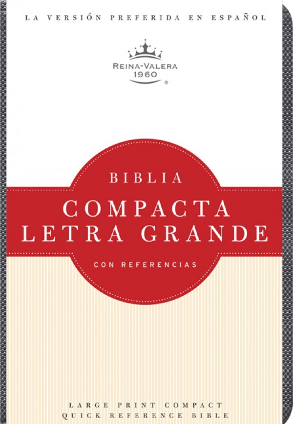 Biblia compacta referencias. Letra grande. Imitación piel. Cuarzo - RVR60