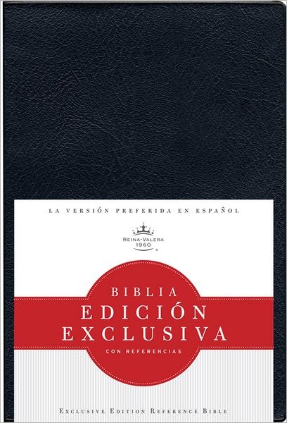 Biblia edición exclusiva con referencias. Vinilo. Negro - RVR60