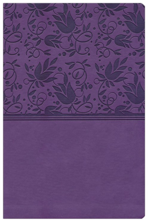 Biblia manual. Letra grande. 2 tonos. Violeta - KJV (inglés)