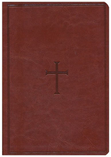 Biblia manual. Letra grande. 2 tonos. Marrón. Índice - KJV (inglés)