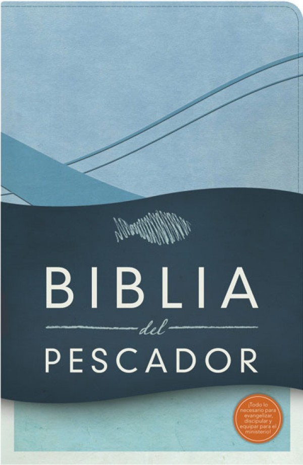 Biblia del pescador. 2 tonos. Azul cobalto - RVR60