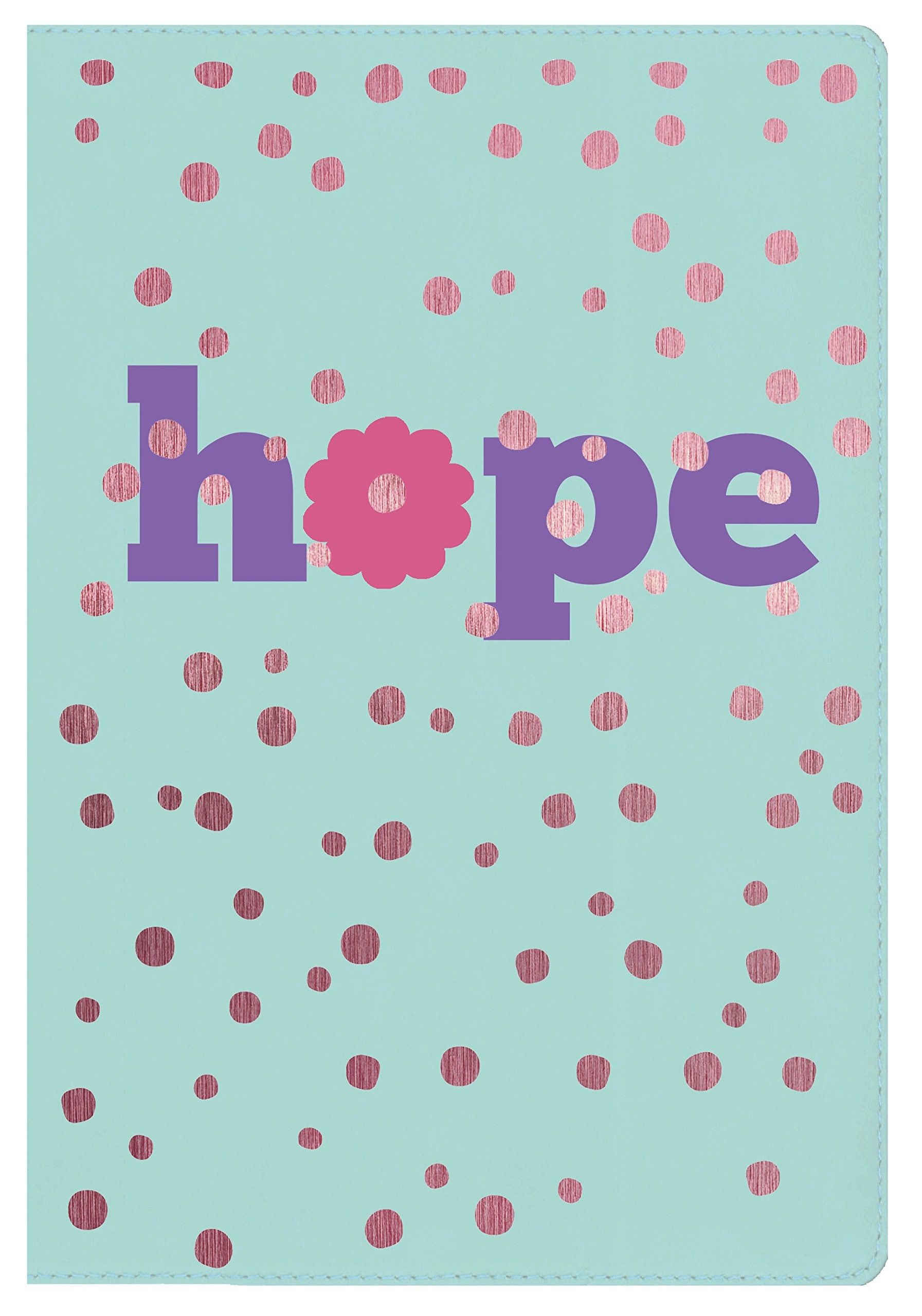 Biblia de estudio para niñas Hope. Letra grande. 2 tonos. Azul/rosa - NKJV (inglés)