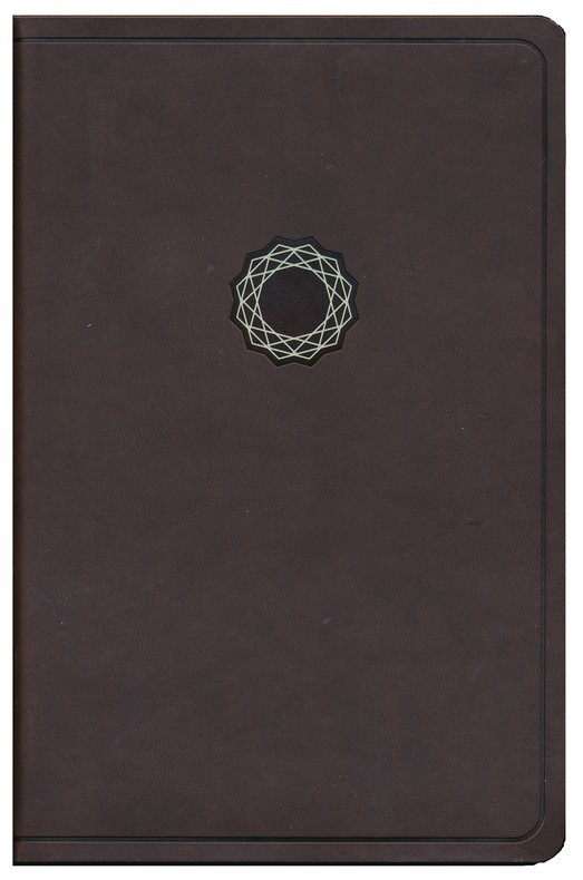 Biblia de regalos y premios Deluxe. 2 tonos. Marrón - NKJV (inglés)