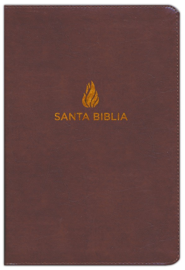 Biblia manual. Letra grande. Imitación piel. Marrón - NVI
