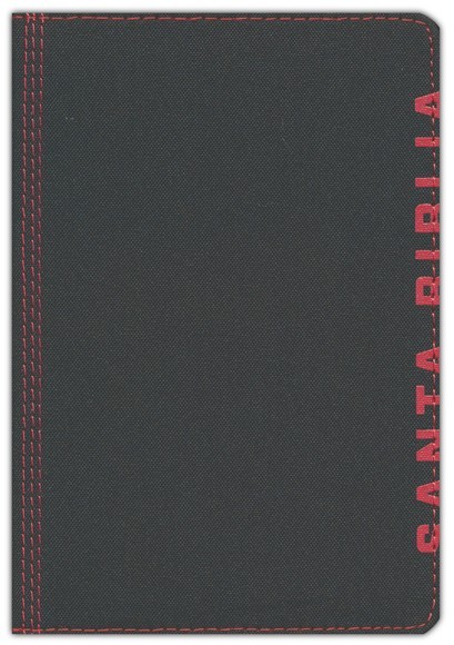 Biblia compacta. 2 tonos. Negro/rojo. Cremallera - NTV