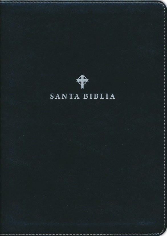 Biblia grande. Letra grande. Ultrafina. Imitación piel. Negro. Índice - NTV