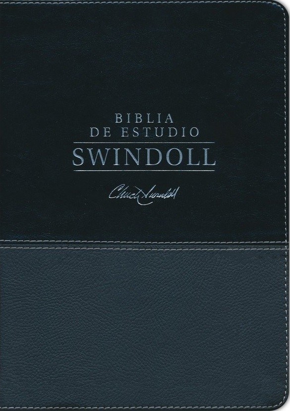 Biblia de estudio Swindoll. 2 tonos. Negro. Índice - NTV