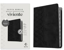 Biblia manual. Letra grande. 2 tonos. Negro.Índice - NTV