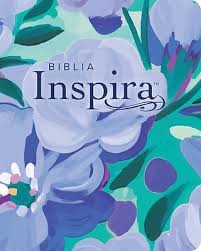 Biblia Inspira. Letra grande. 2 tonos. Ramo azul - NTV
