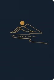 Biblia compacta. Letra gigante. 2 tonos. Azul. Cremallera - NTV