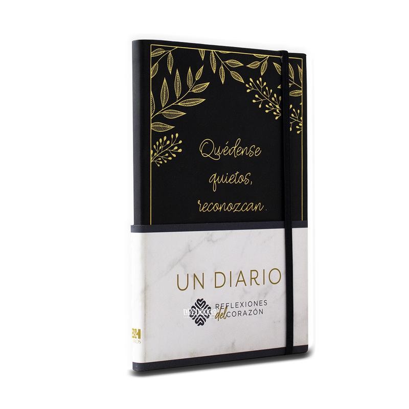 Diario Quédense quietos. 2 tonos. Negro