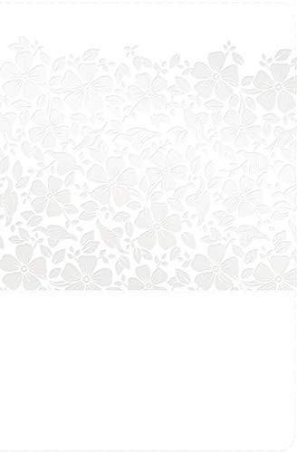 Biblia recuerdo de boda. 2 tonos. Blanco floral - RVR60