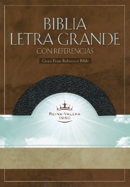 Biblia grande. Letra grande. Piel especial. Negro. Índice - RVR60
