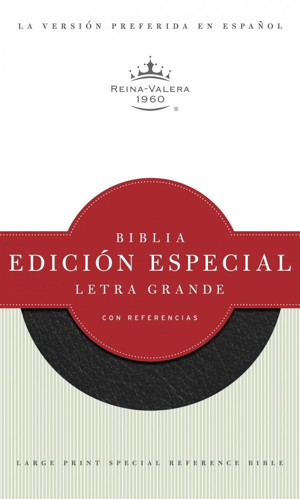 RVR 1960 Biblia Letra Grande Edición Especial con Referencias, negro piel fabricada