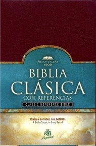 Biblia clásica con referencias. Imitación piel. Rojizo - RVR09