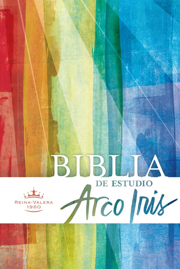 RVR 1960 Biblia de Estudio Arco Iris, multicolor, tapa dura con índice